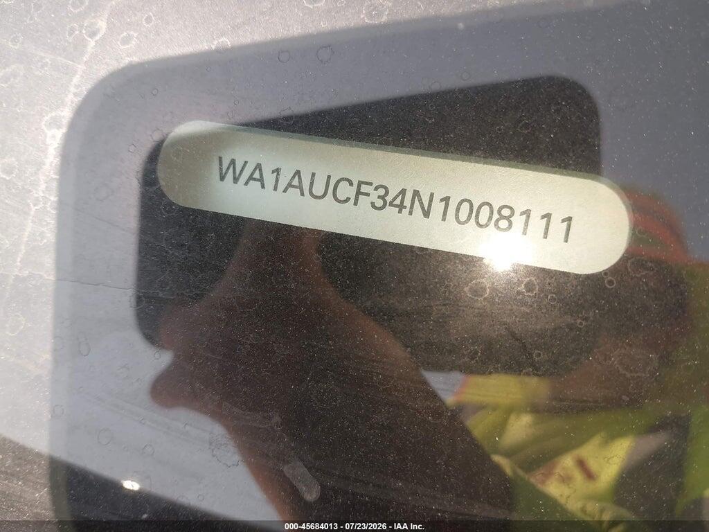 WA1AUCF34N1008111 2022 AUDI Q3 photo no. 9