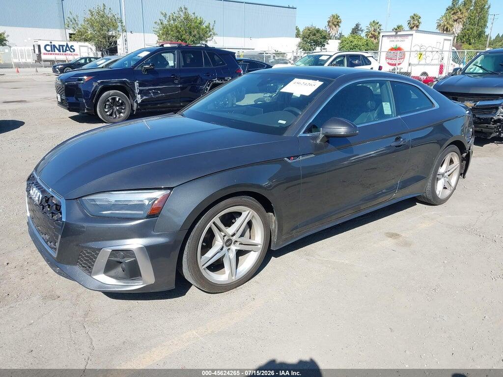 WAUSAAF54NA025304 2022 AUDI A5 photo no. 2