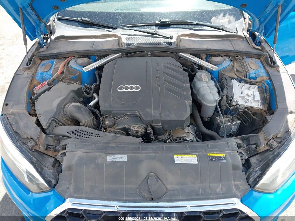 WAUSAAF58NA023300 2022 AUDI A5 photo no. 10