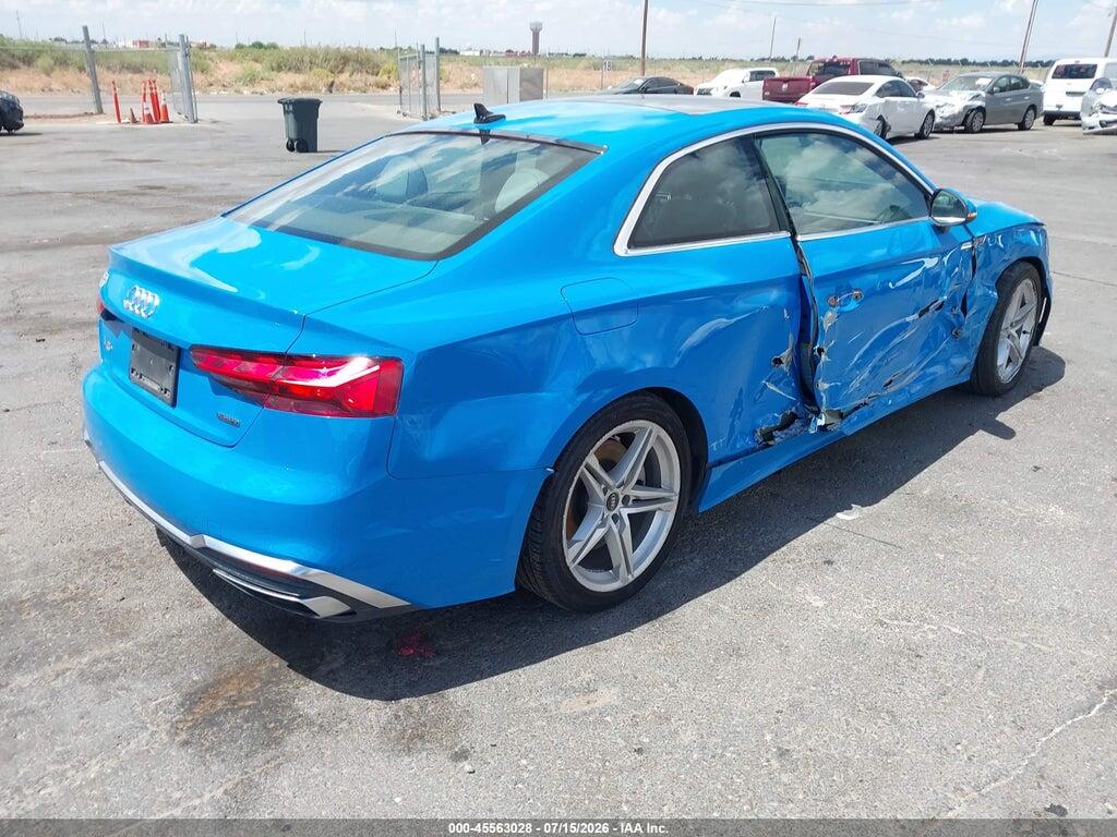 WAUSAAF58NA023300 2022 AUDI A5 photo no. 4