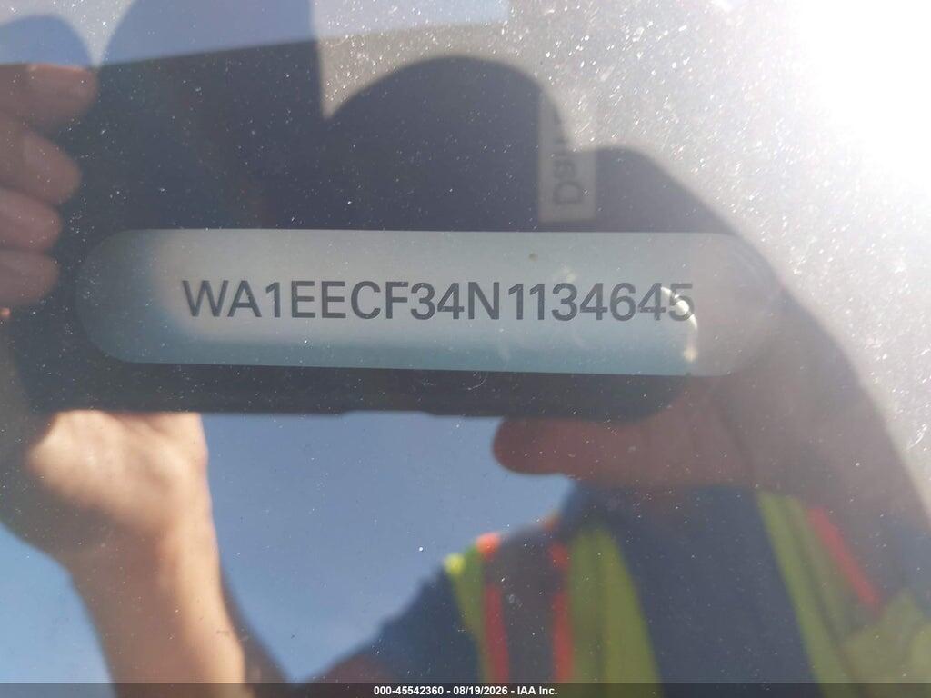 WA1EECF34N1134645 2022 AUDI Q3 photo no. 9