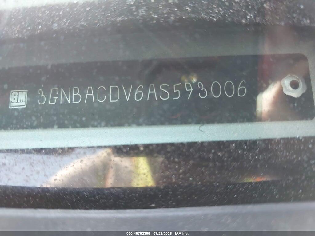 3GNBACDV6AS593006 2010 CHEVROLET HHR photo no. 9