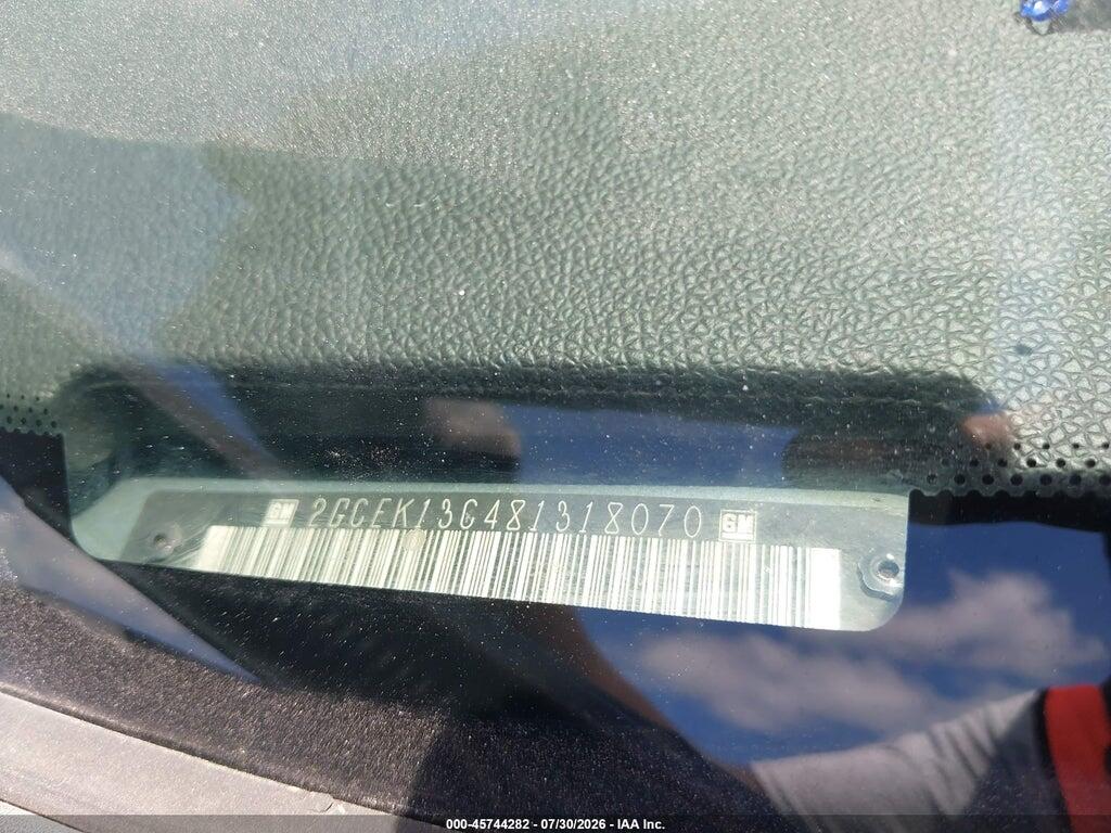 2GCEK13C481318070 2008 CHEVROLET SILVERADO 1500 photo no. 9