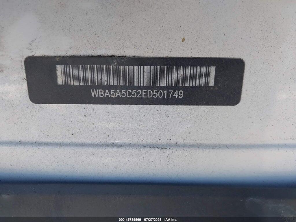 WBA5A5C52ED501749 2014 BMW 528I photo no. 9