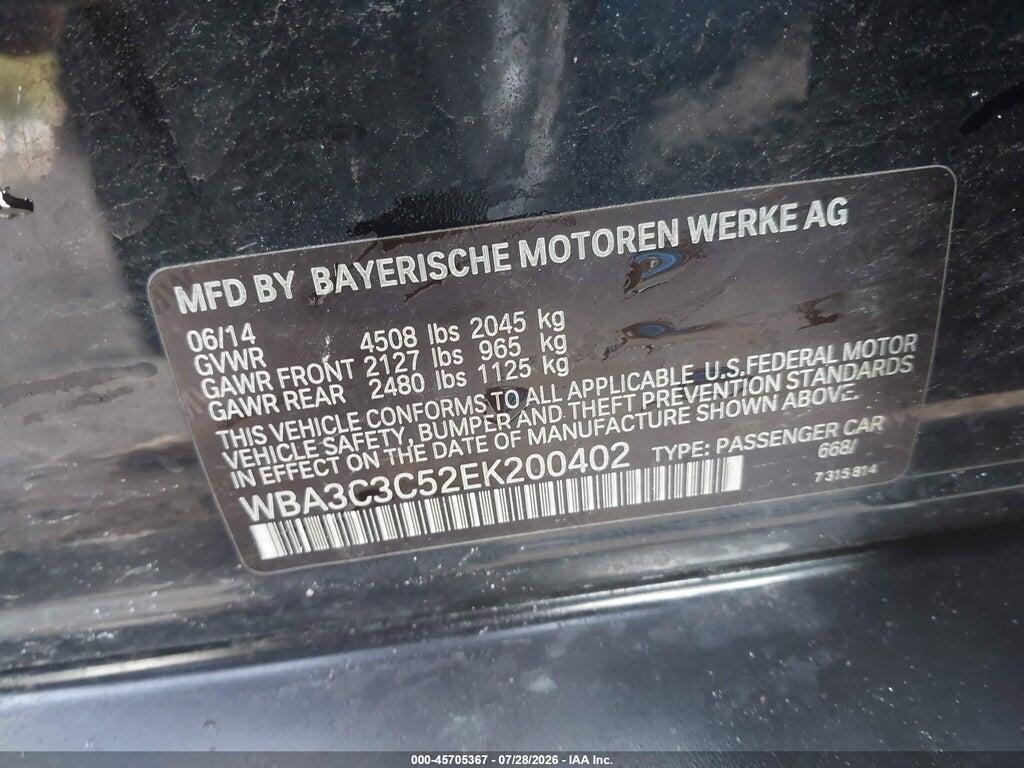 WBA3C3C52EK200402 2014 BMW 320I photo no. 9