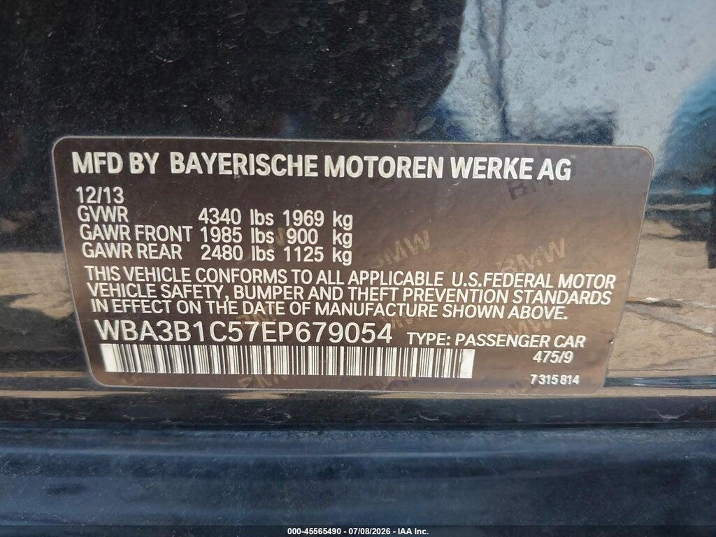 WBA3B1C57EP679054 2014 BMW 320I photo no. 9
