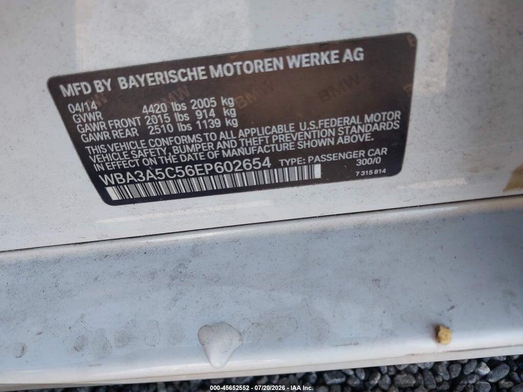 WBA3A5C56EP602654 2014 BMW 328I photo no. 9