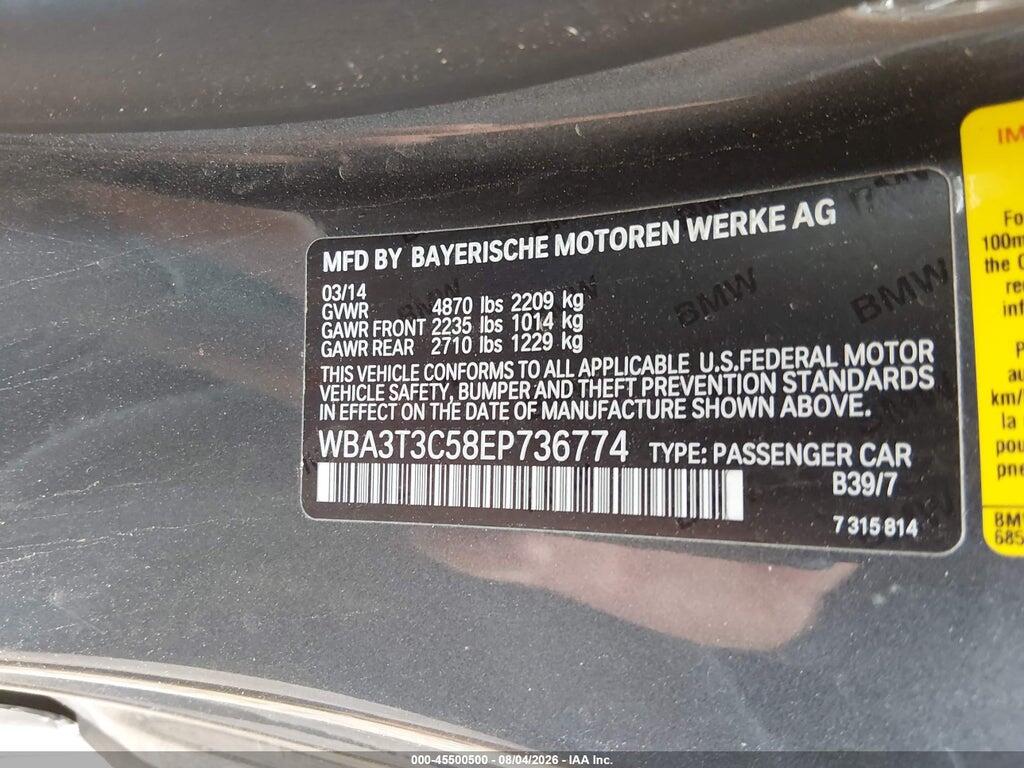 WBA3T3C58EP736774 2014 BMW 435I photo no. 9