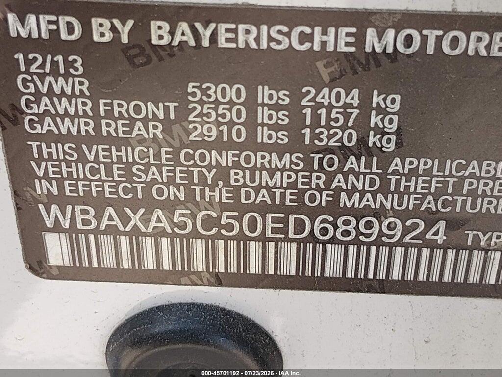 WBAXA5C50ED689924 2014 BMW 535D photo no. 9