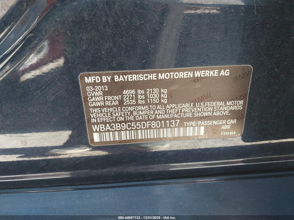 WBA3B9C55DF801137 2013 BMW 335I photo no. 9