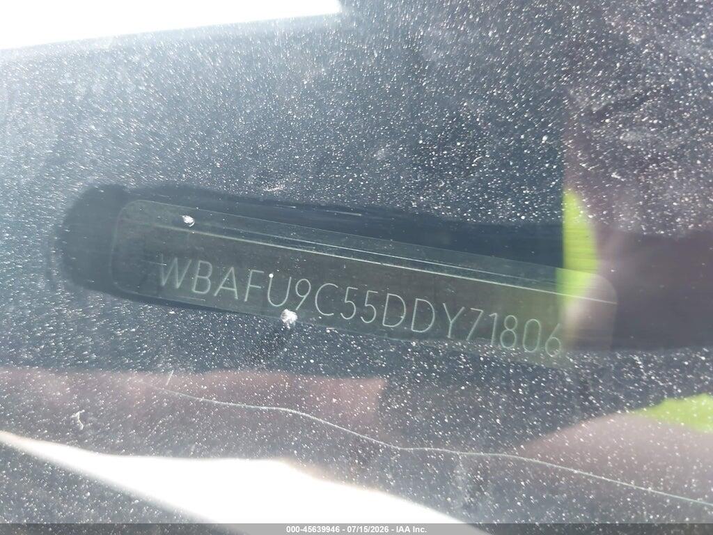 WBAFU9C55DDY71806 2013 BMW 550I photo no. 9
