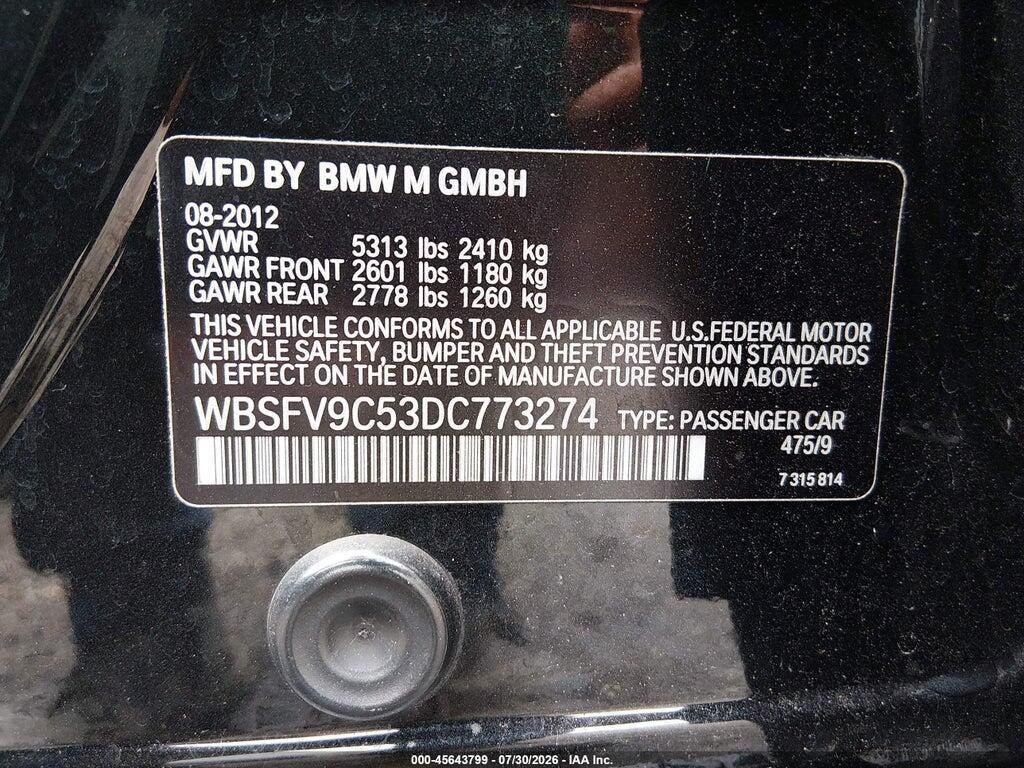 WBSFV9C53DC773274 2013 BMW M5 photo no. 9