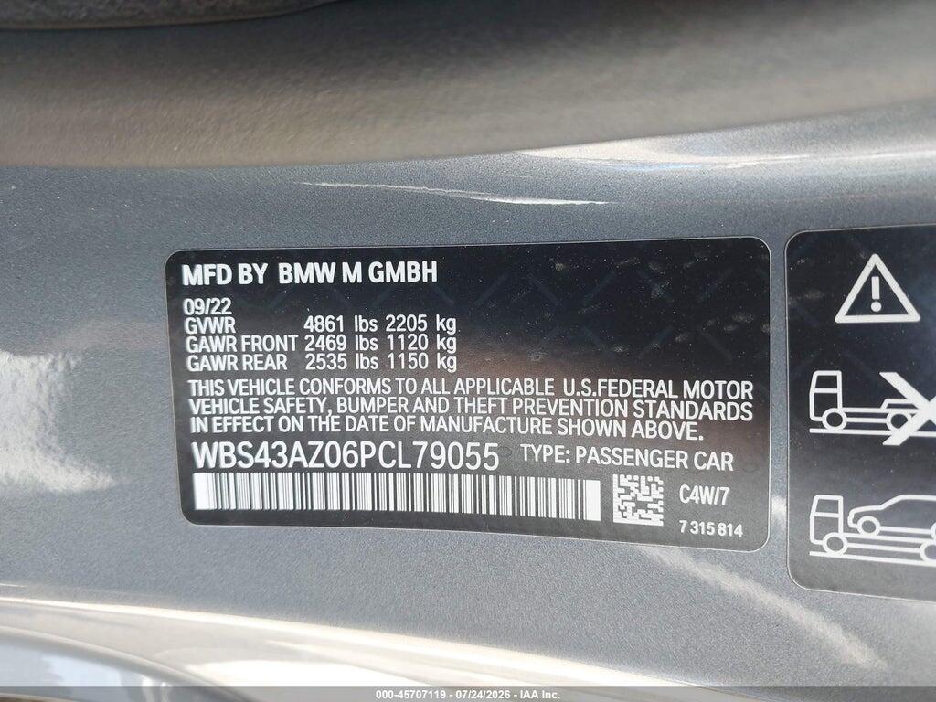 WBS43AZ06PCL79055 2023 BMW M4 photo no. 9