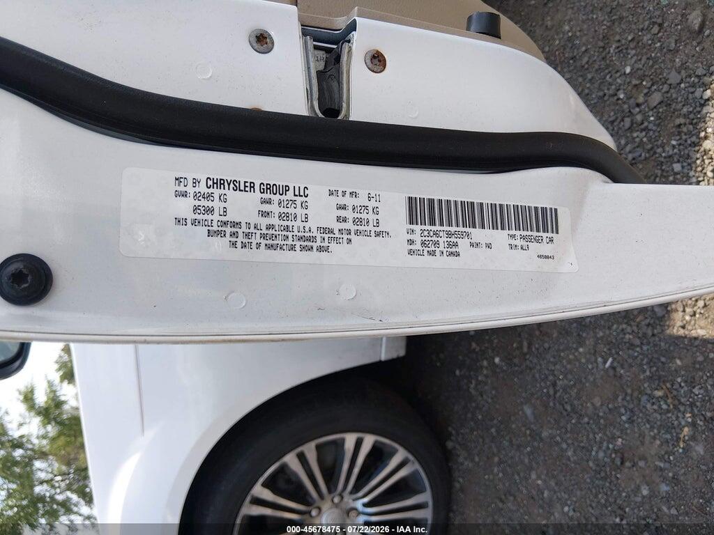 2C3CA6CT9BH559701 2011 CHRYSLER 300C photo no. 9
