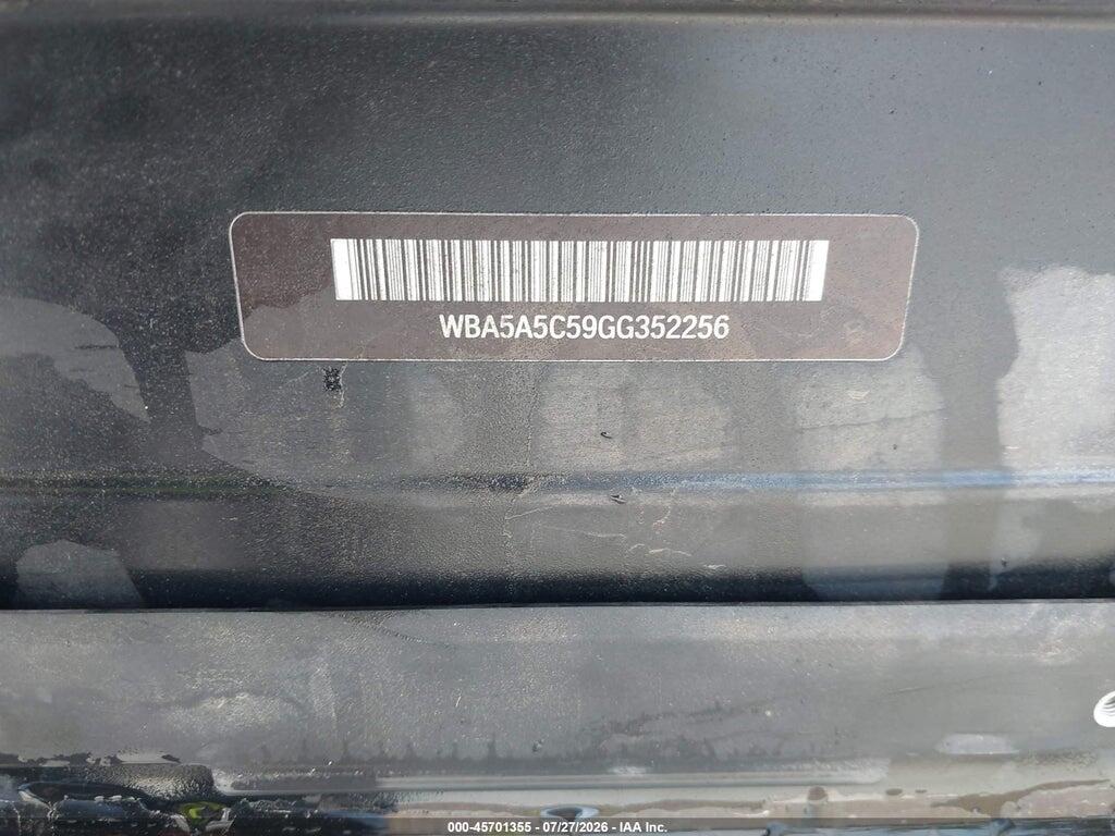 WBA5A5C59GG352256 2016 BMW 528I photo no. 9