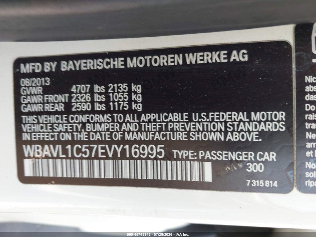 WBAVL1C57EVY16995 2014 BMW X1 photo no. 9