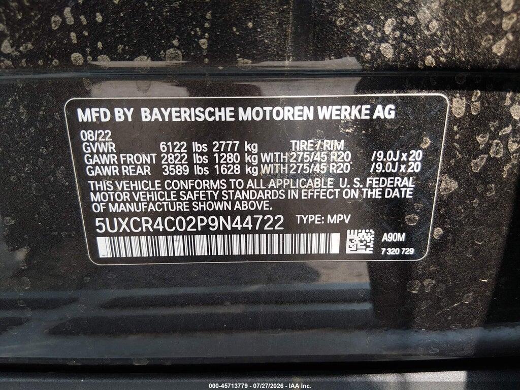 5UXCR4C02P9N44722 2023 BMW X5 photo no. 9