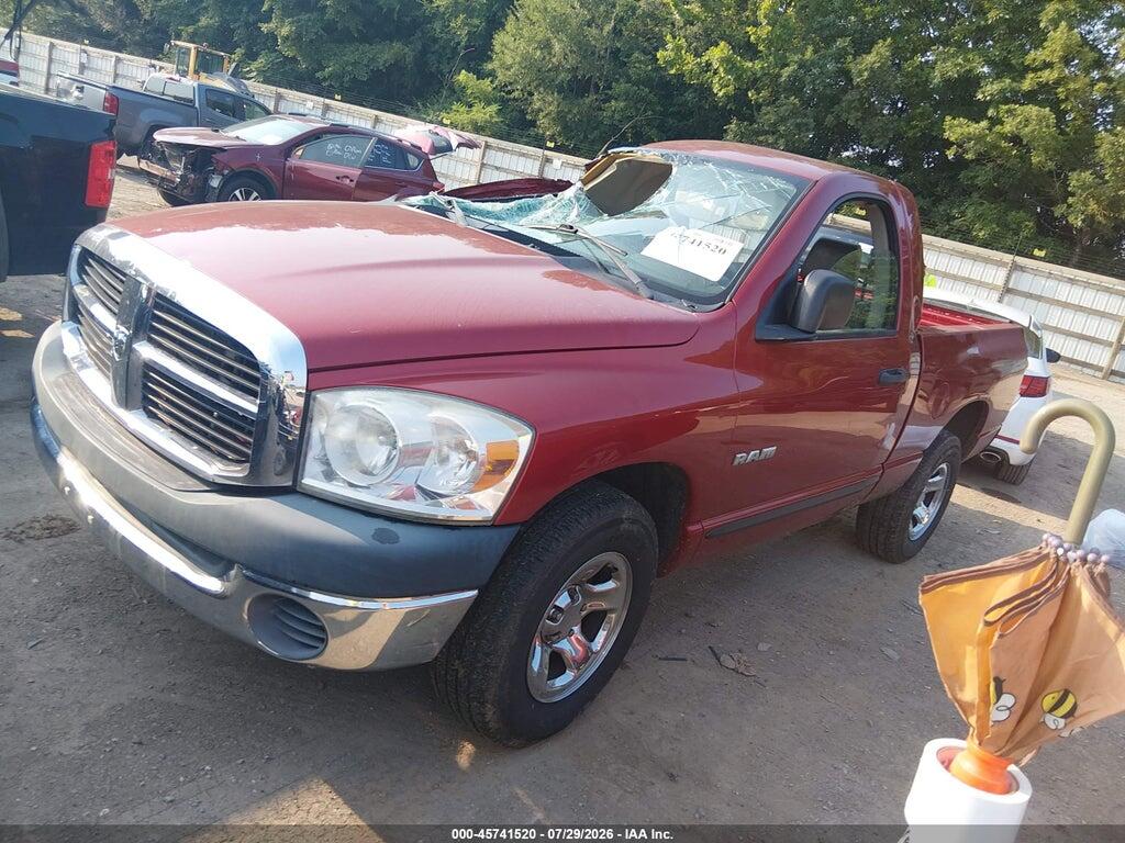 1D7HA16K88J109946 2008 DODGE RAM 1500 photo no. 2