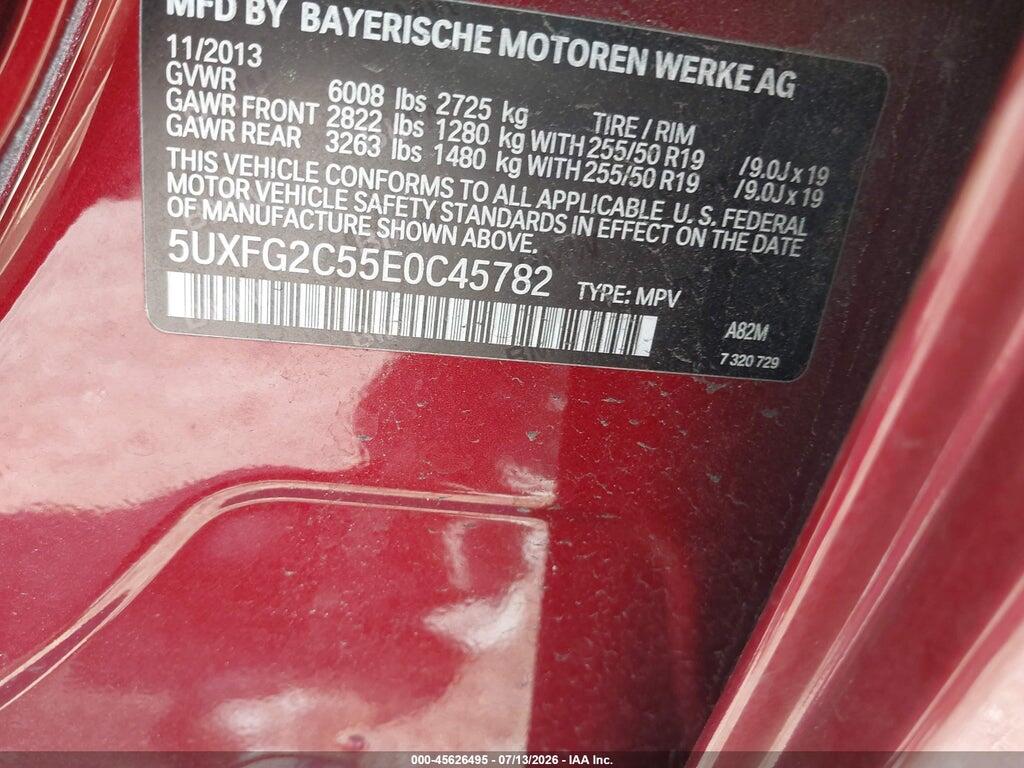 5UXFG2C55E0C45782 2014 BMW X6 photo no. 9