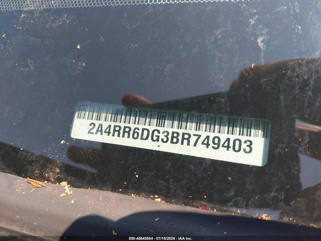 2A4RR6DG3BR749403 2011 CHRYSLER TOWN & COUNTRY photo no. 9