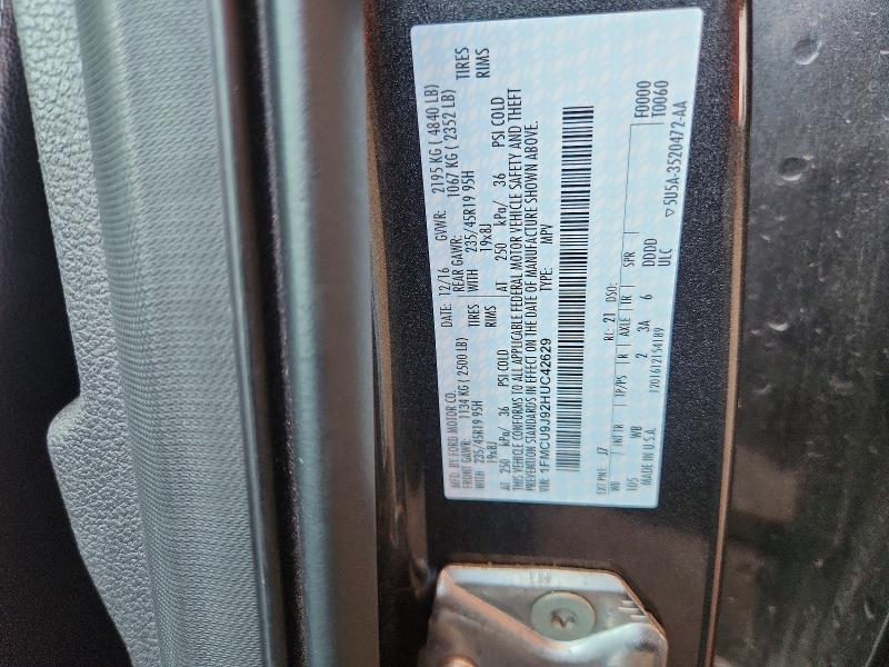 2017 FORD ESCAPE TITANIUM — Фото 12 из 12
