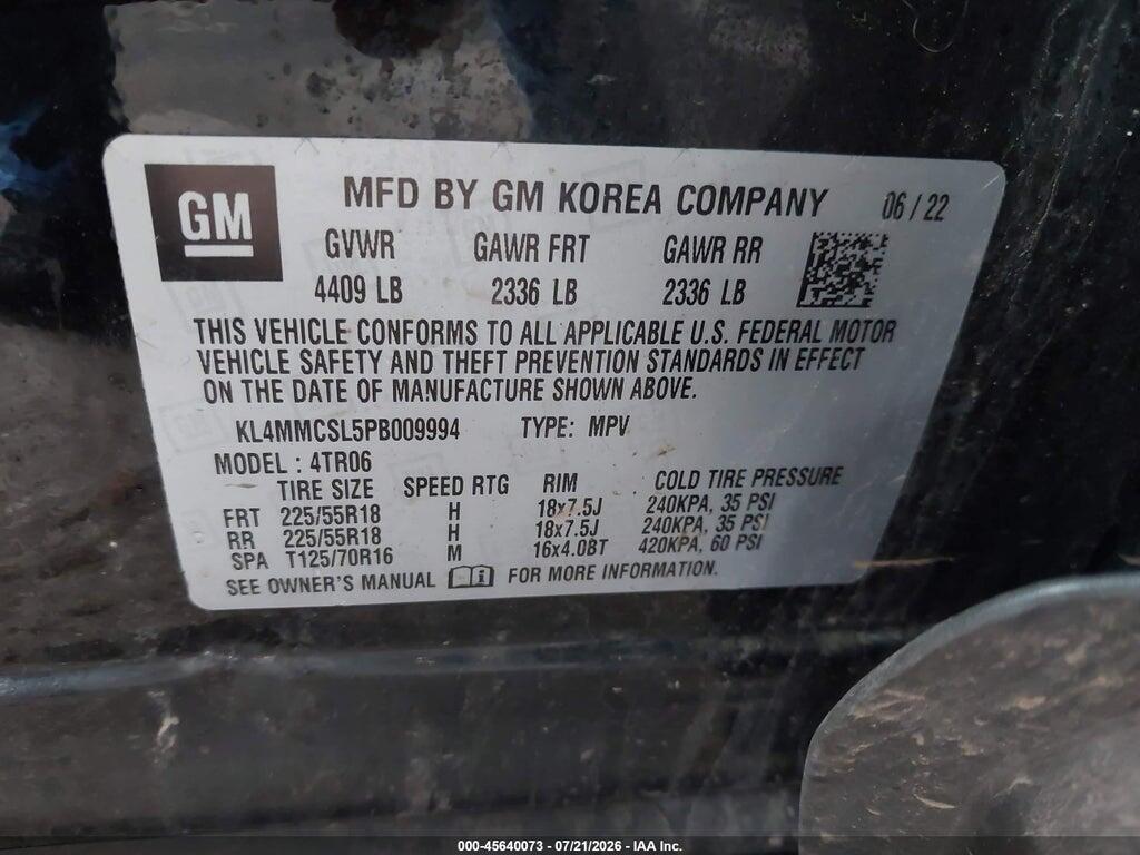 KL4MMCSL5PB009994 2023 BUICK ENCORE GX photo no. 9