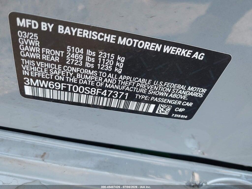 3MW69FT00S8F47371 2025 BMW M340I photo no. 9