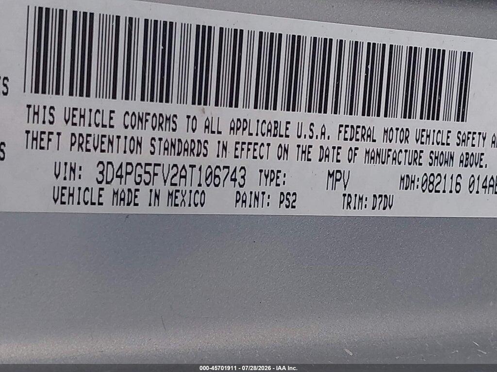 3D4PG5FV2AT106743 2010 DODGE JOURNEY photo no. 9