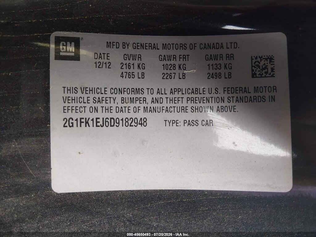 2G1FK1EJ6D9182948 2013 CHEVROLET CAMARO photo no. 9