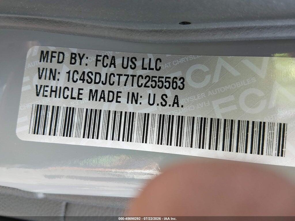 1C4SDJCT7TC255563 2026 DODGE DURANGO photo no. 9