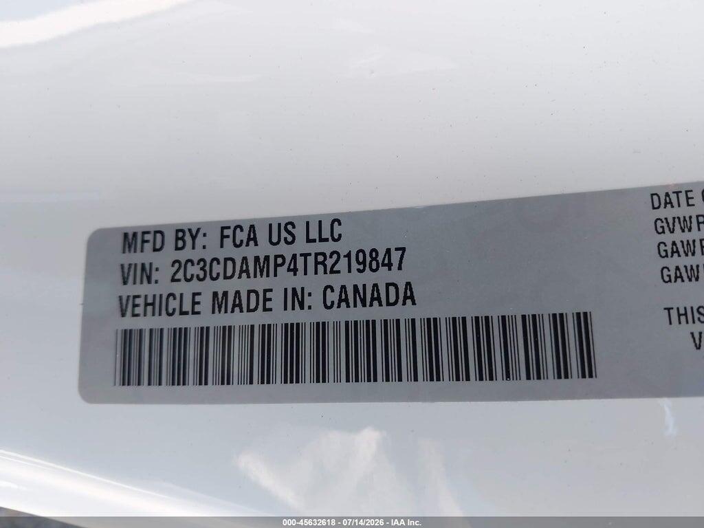 2C3CDAMP4TR219847 2026 DODGE CHARGER photo no. 9
