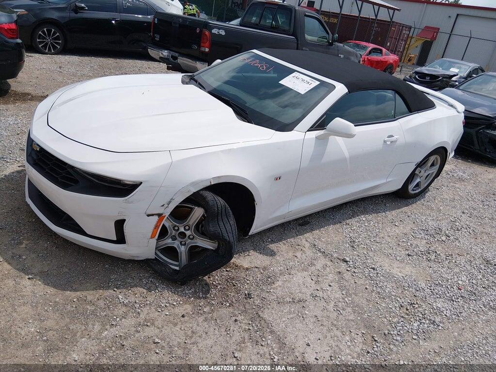 1G1FB3DSXK0156074 2019 CHEVROLET CAMARO photo no. 2