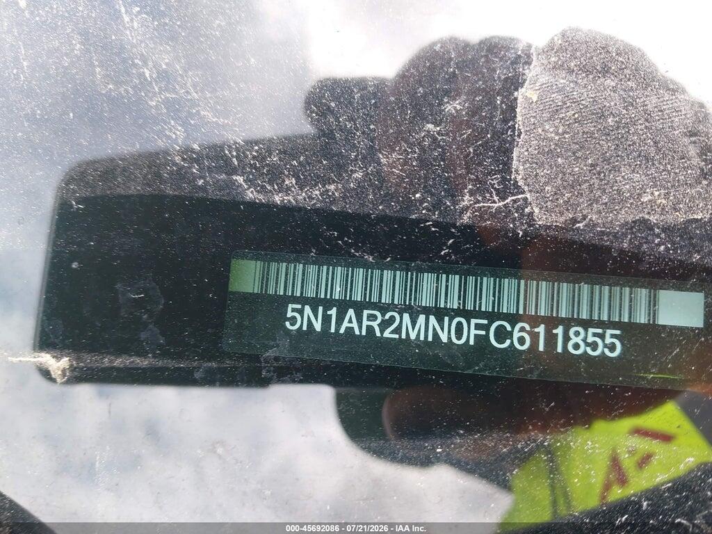 5N1AR2MN0FC611855 2015 NISSAN PATHFINDER photo no. 9