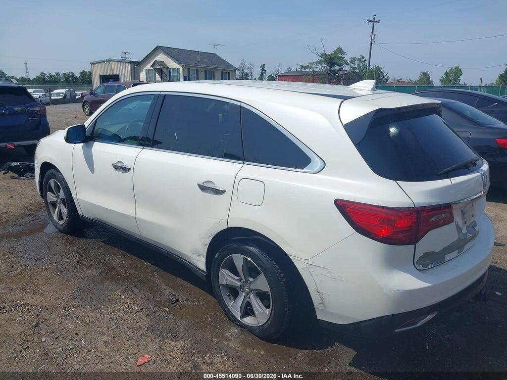 5FRYD4H26FB033016 2015 ACURA MDX photo no. 3