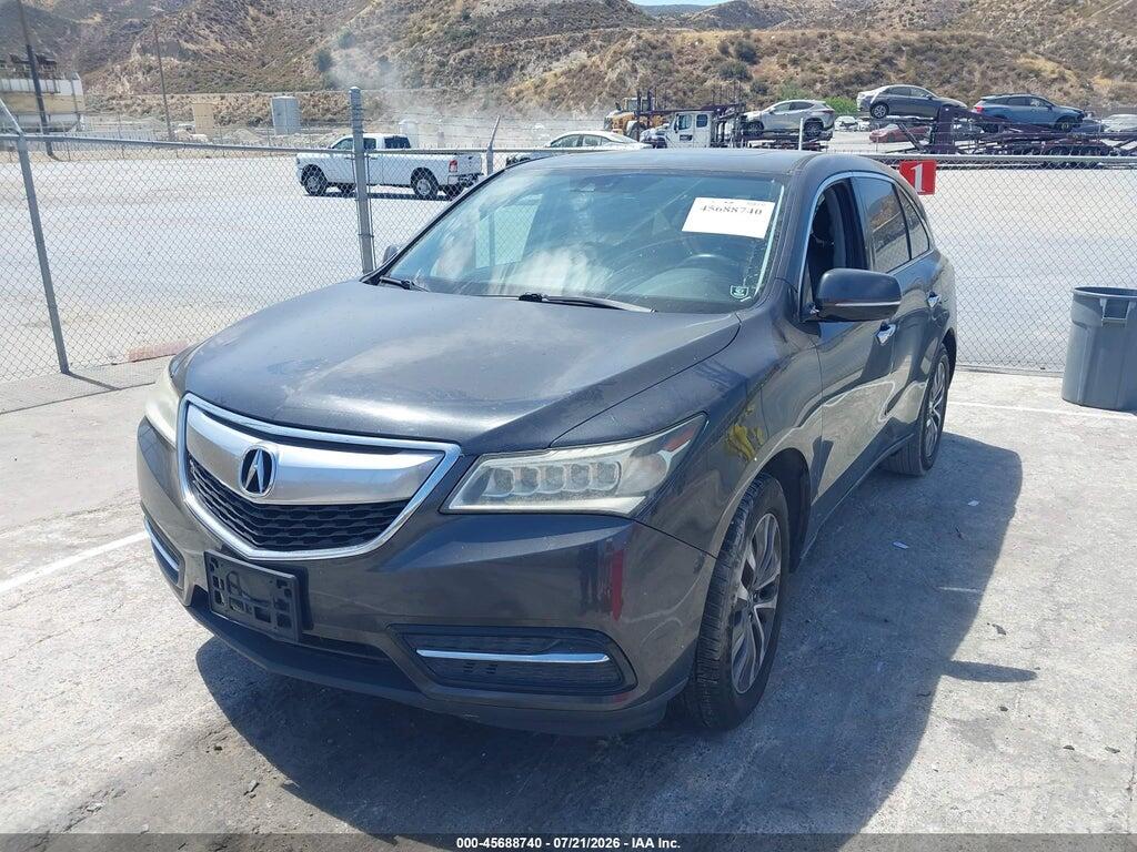 5FRYD3H40FB009497 2015 ACURA MDX photo no. 2