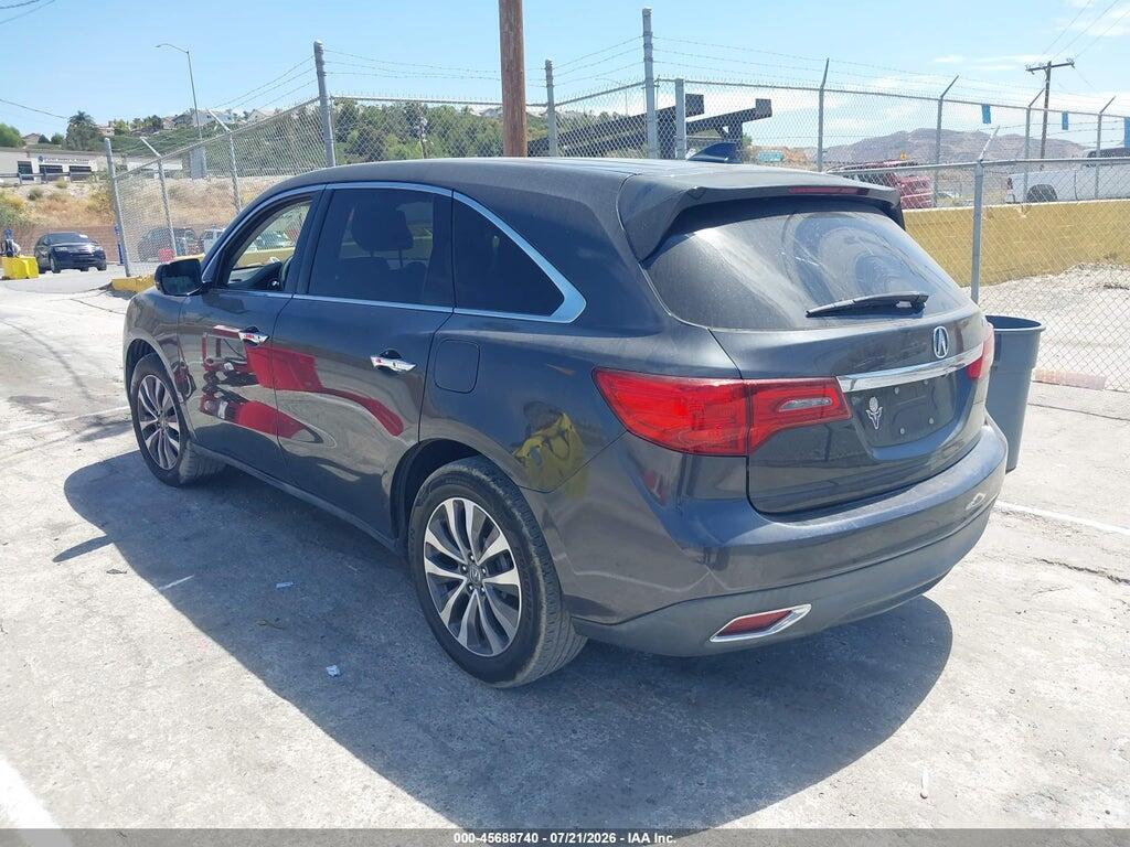 5FRYD3H40FB009497 2015 ACURA MDX photo no. 3