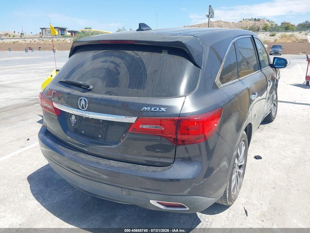 5FRYD3H40FB009497 2015 ACURA MDX photo no. 4