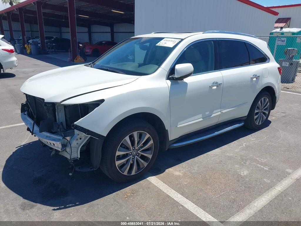 5FRYD4H48FB014484 2015 ACURA MDX photo no. 2