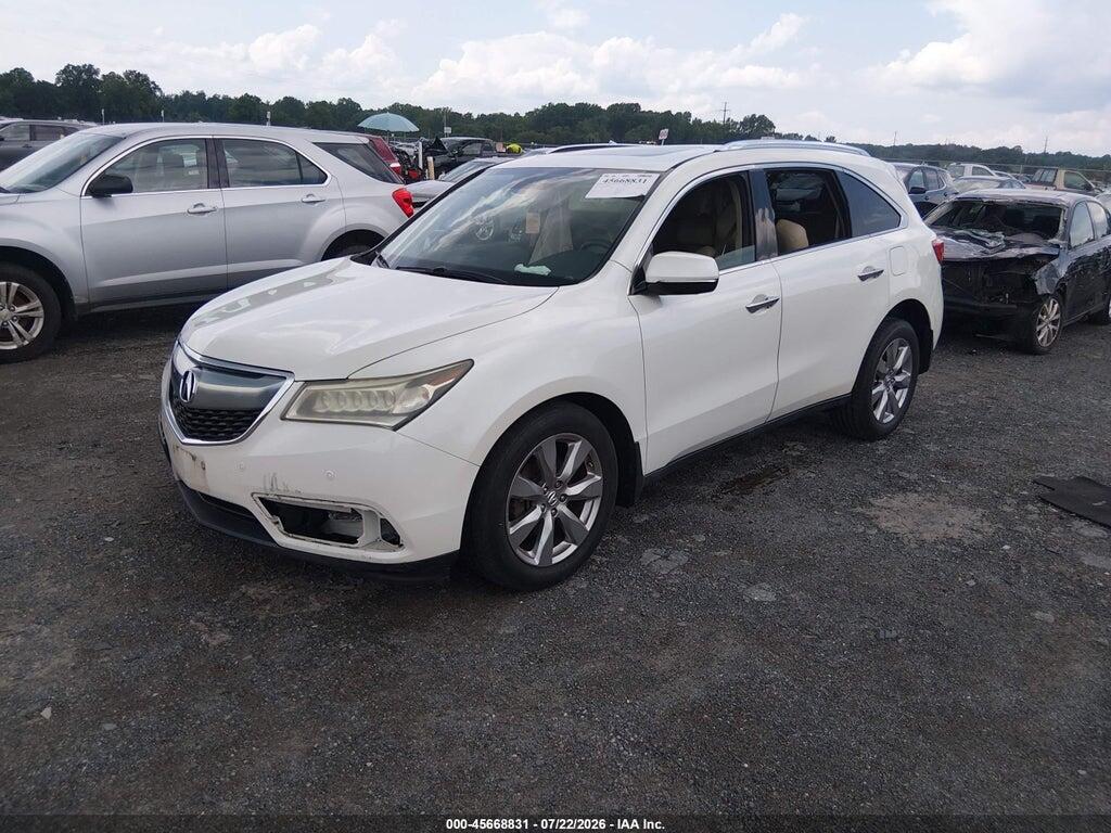 5FRYD4H80FB016376 2015 ACURA MDX photo no. 2