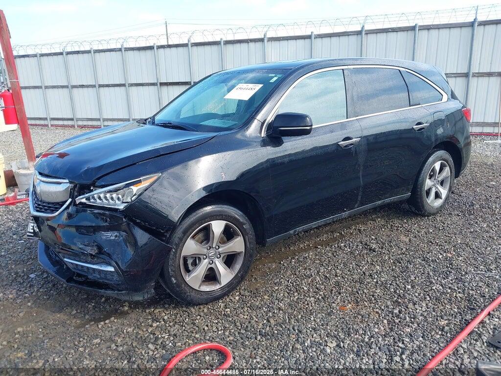 5FRYD3H28FB006507 2015 ACURA MDX photo no. 2