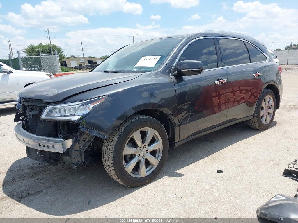 5FRYD4H84FB012881 2015 ACURA MDX photo no. 2