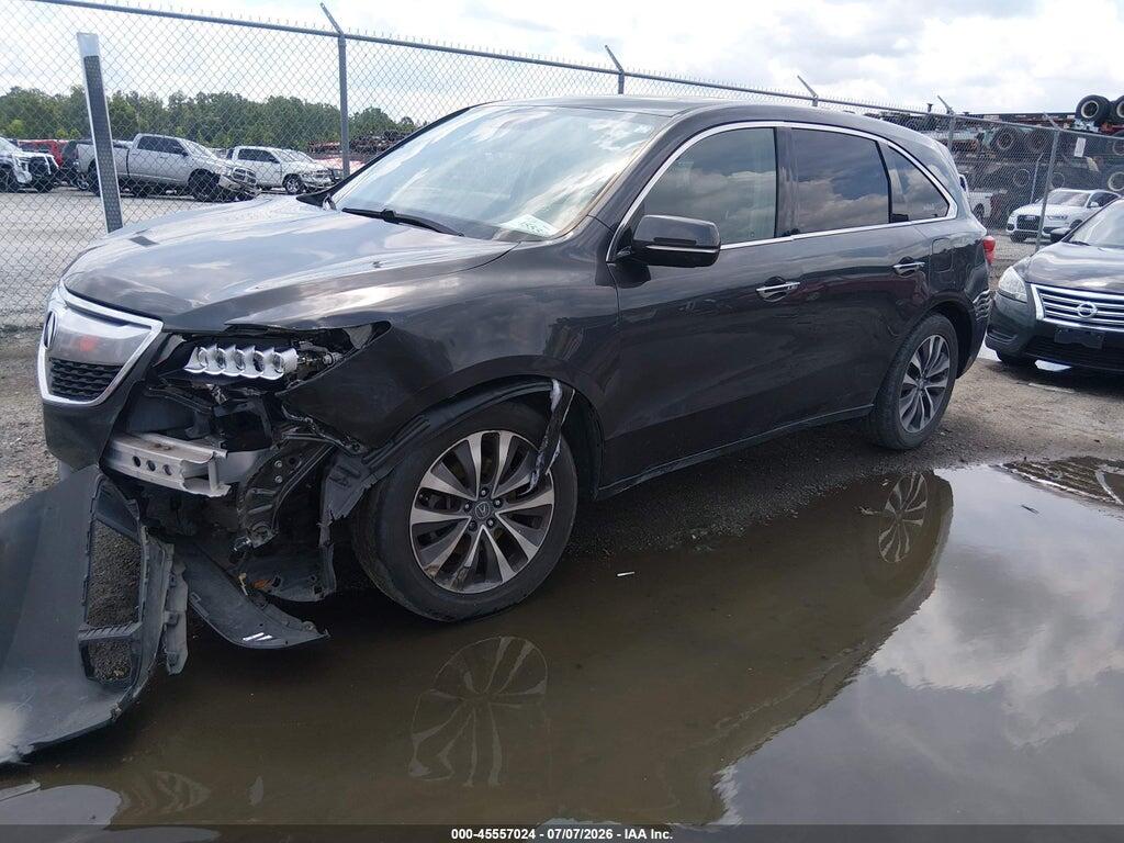 5FRYD3H44FB014606 2015 ACURA MDX photo no. 2