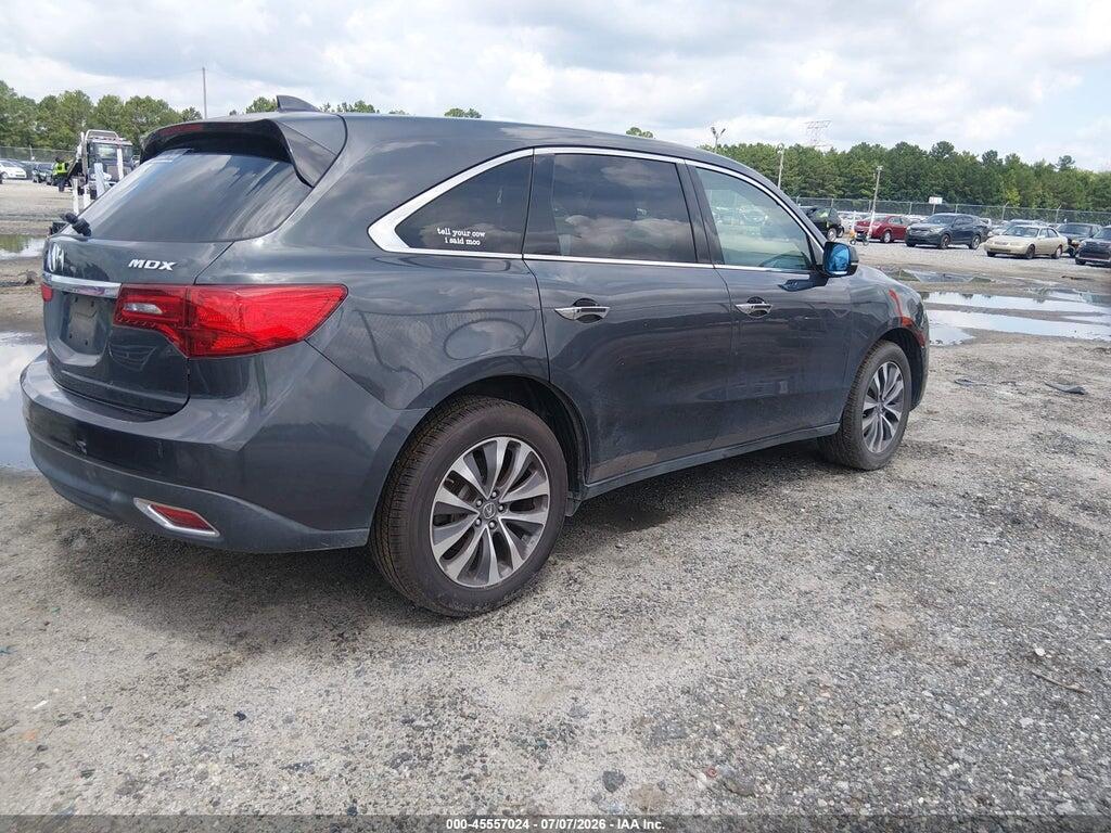 5FRYD3H44FB014606 2015 ACURA MDX photo no. 4