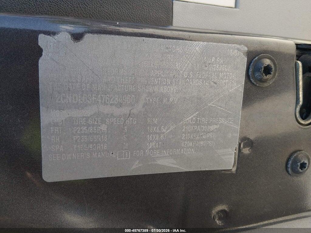 2CNDL63F476234960 2007 CHEVROLET EQUINOX photo no. 9