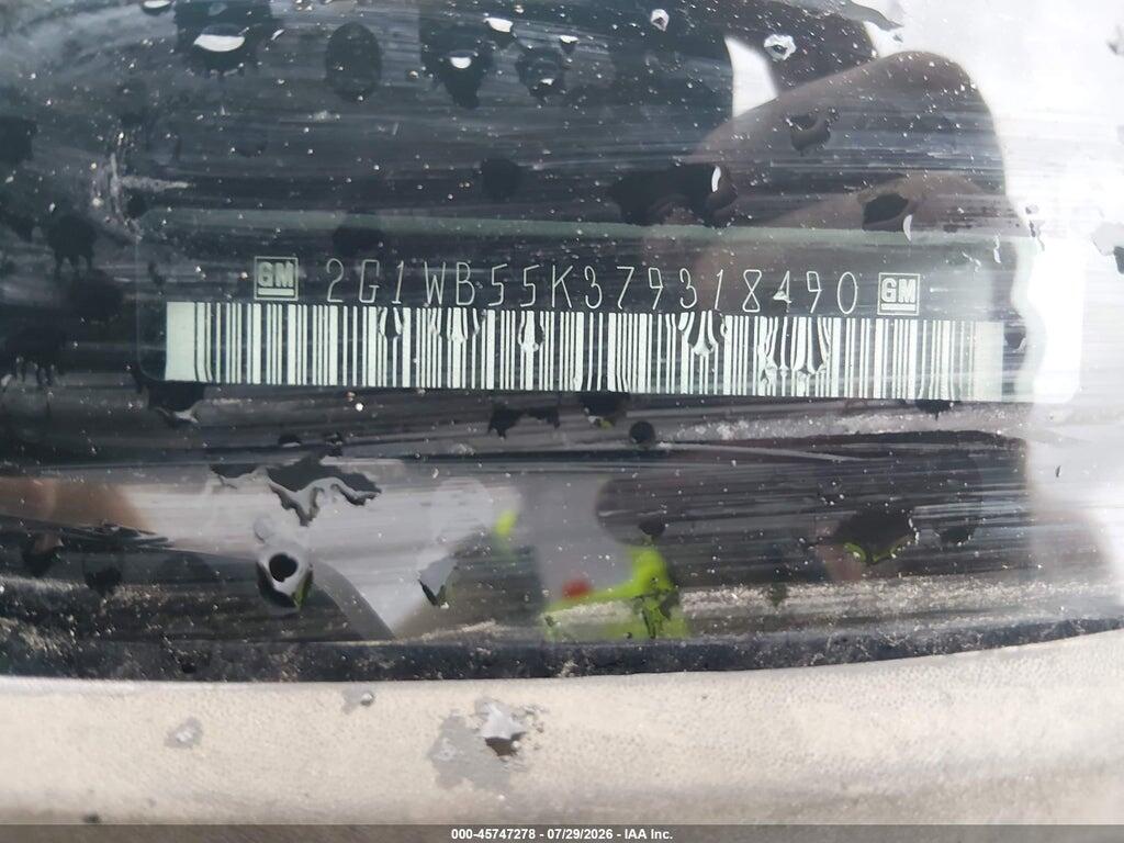 2G1WB55K379318490 2007 CHEVROLET IMPALA photo no. 9
