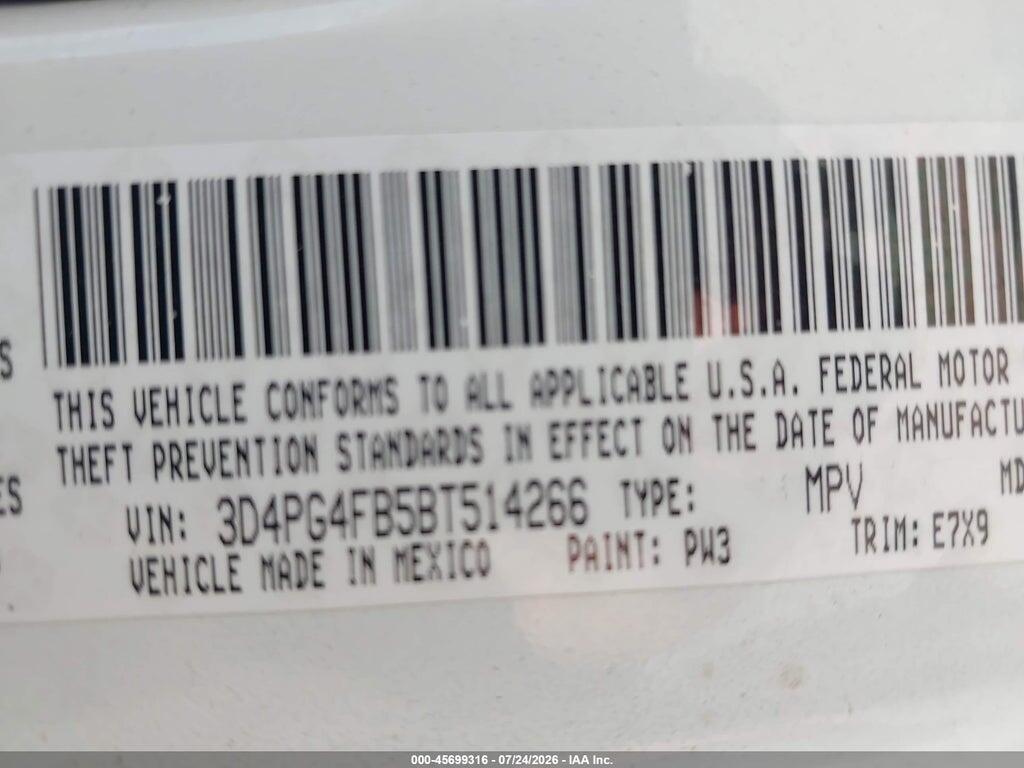 3D4PG4FB5BT514266 2011 DODGE JOURNEY photo no. 9