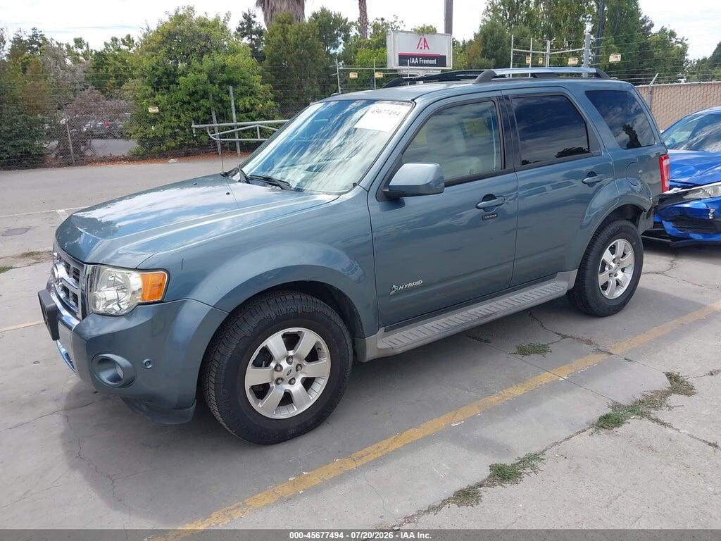 1FMCU4K38AKB32134 2010 FORD ESCAPE HYBRID photo no. 2