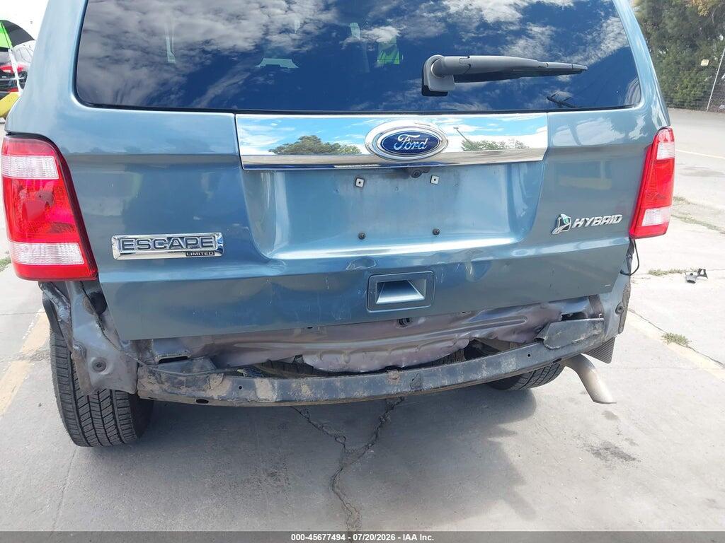 1FMCU4K38AKB32134 2010 FORD ESCAPE HYBRID photo no. 6