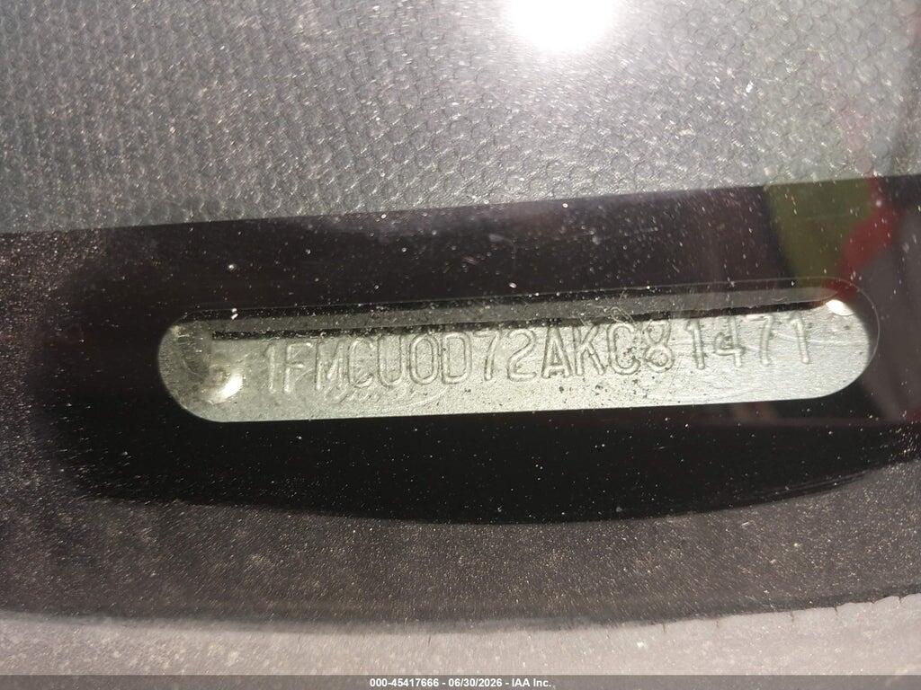 1FMCU0D72AKC81471 2010 FORD ESCAPE photo no. 9