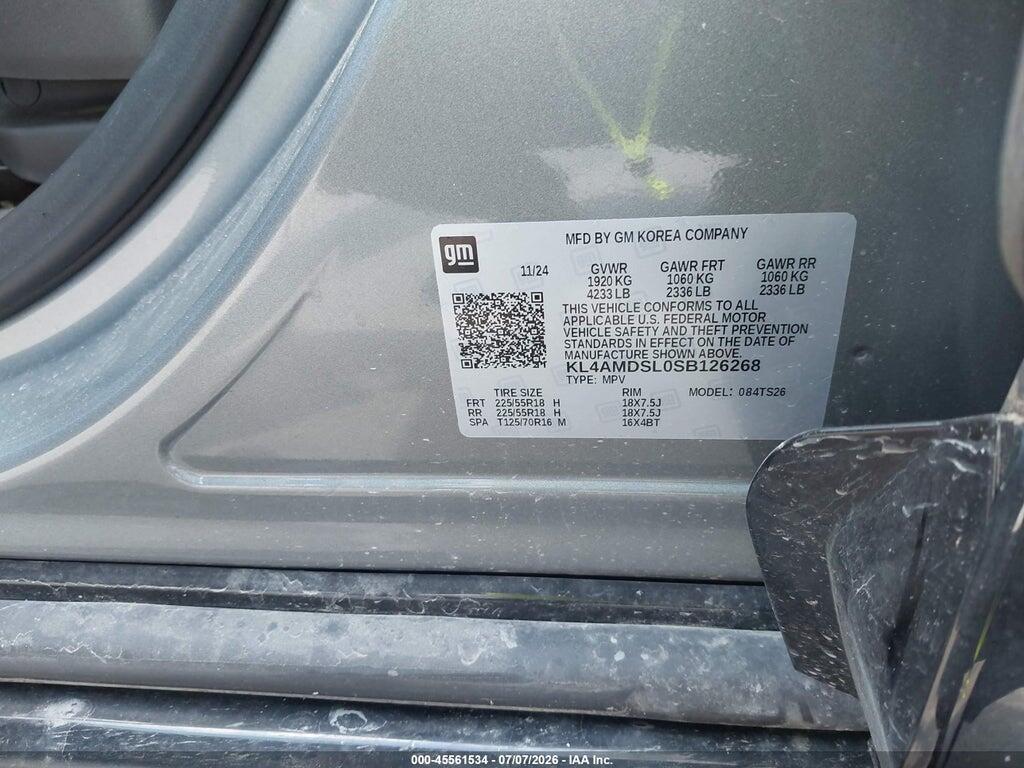 KL4AMDSL0SB126268 2025 BUICK ENCORE GX photo no. 9